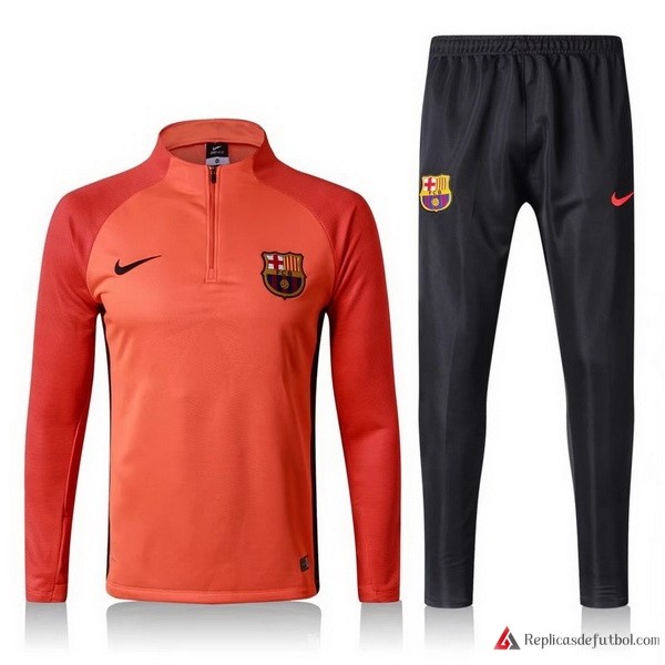 Chandal Barcelona 2017-2018 Naranja Negro